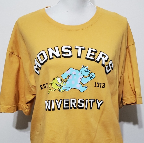 Disney Tops - DISNEY PIXAR Monsters University Crop Tee